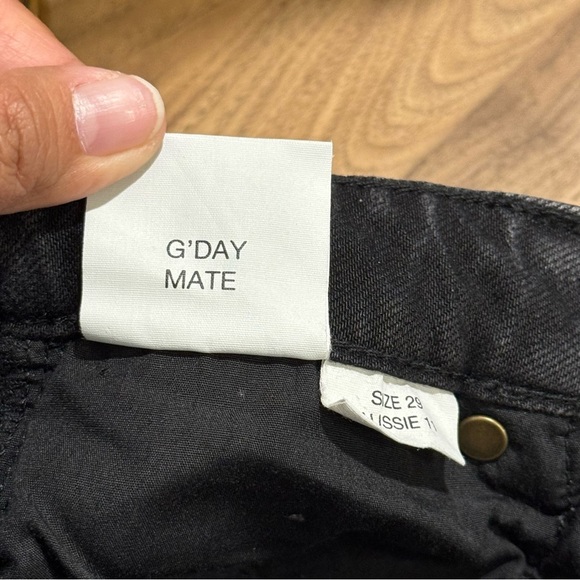 Rolla’s NWT 29 Washed Black Dusters Bootcut High Rise Slim Boot Denim Jeans - Picture 5 of 10